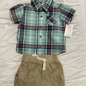 Little boys casual shorts outfit
